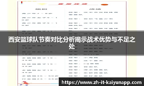 西安篮球队节奏对比分析揭示战术优势与不足之处